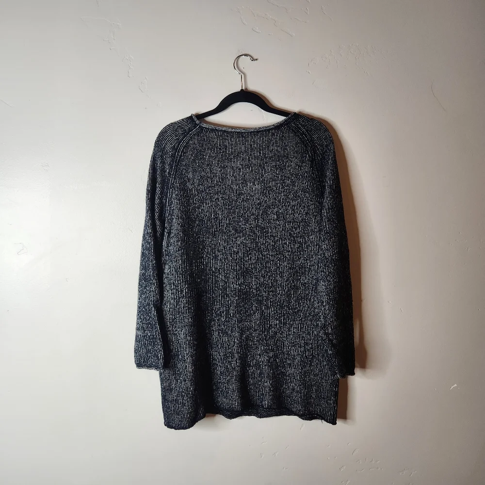 Free People Lennox Tunic Sweater In Onyx Size Small - Picture 3 of 8